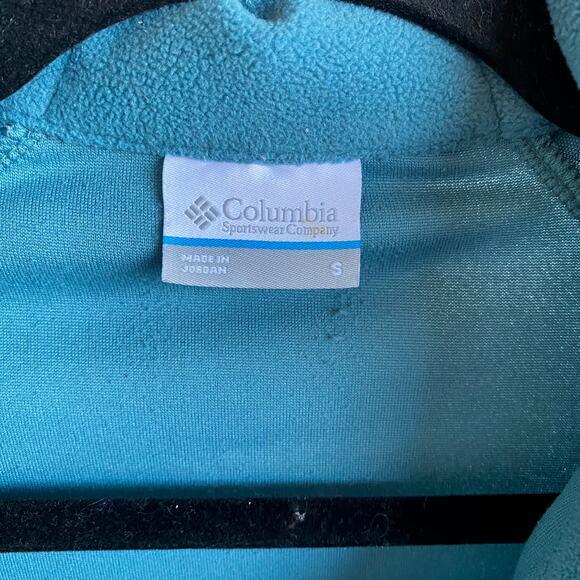 Columbia 1/4 zip blue fleece pullover jacket - Picture 4 of 5